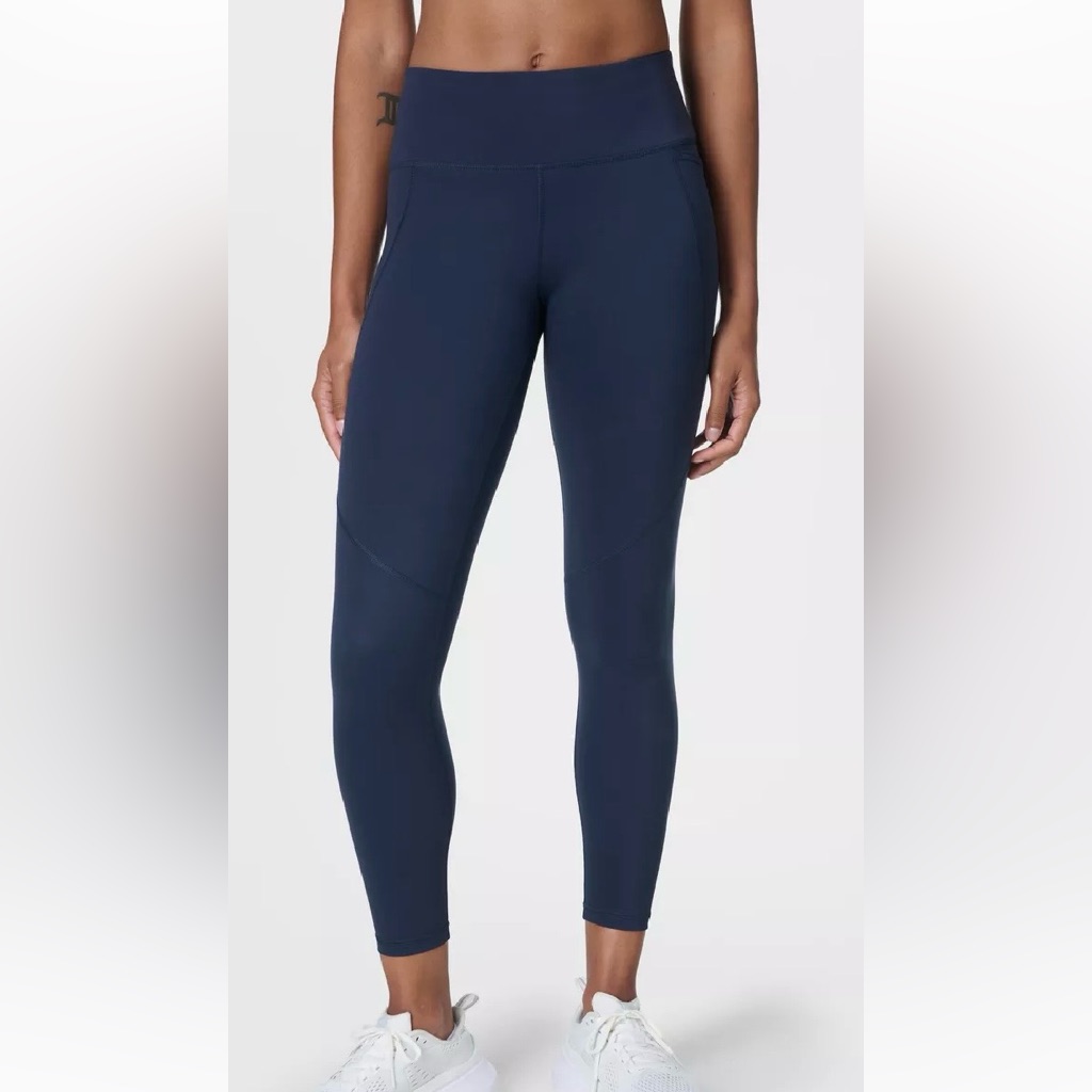 Nwot Sweaty Betty 7/8 Power Legging In Navy